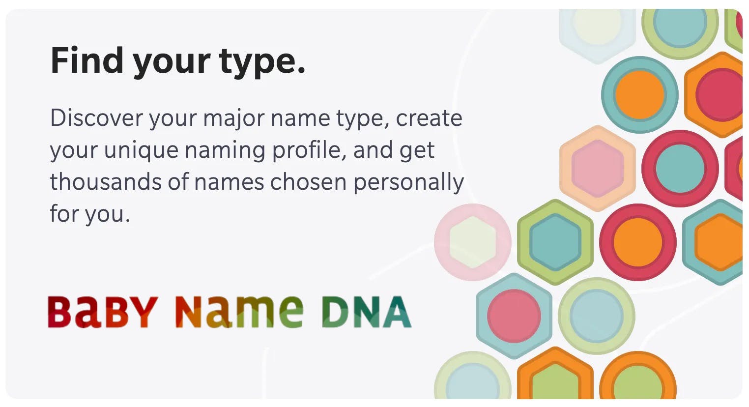 baby name generator -- dna graphic